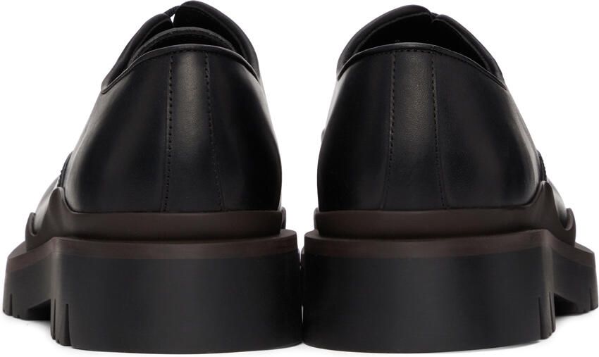 Bottega Veneta Black & Brown Tire Derbys - Picture 2