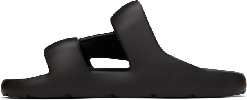 Bottega Veneta Black Band Sandals - Picture 3