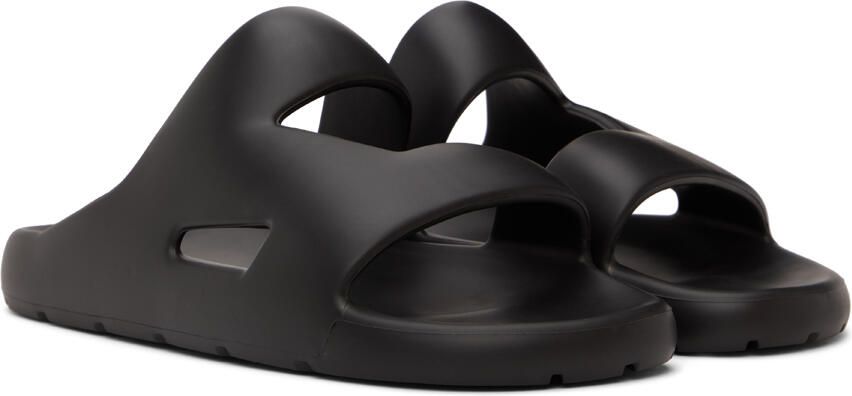 Bottega Veneta Black Band Sandals - Picture 2