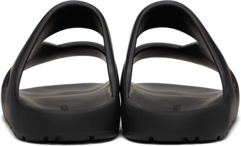 Bottega Veneta Black Band Slides