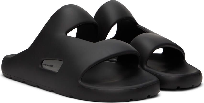 Bottega Veneta Black Band Slides - Picture 2