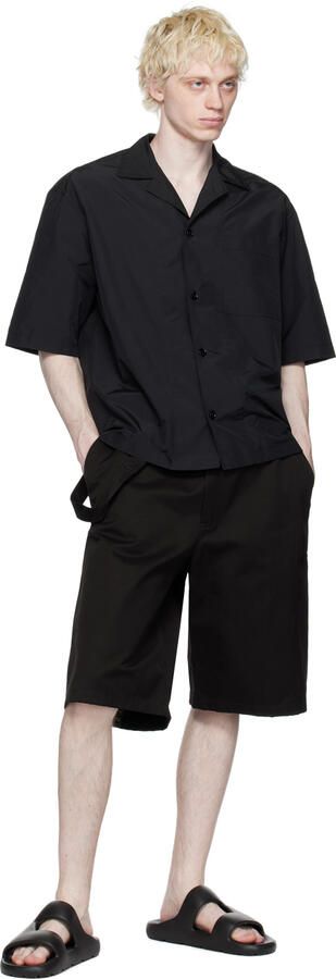 Bottega Veneta Black Band Slides - Picture 4