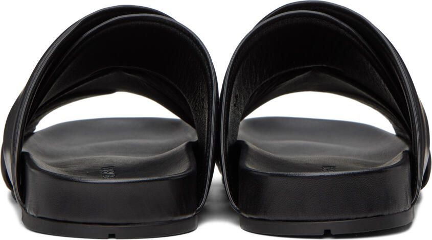 Bottega Veneta Black Bridge Mule Sandals