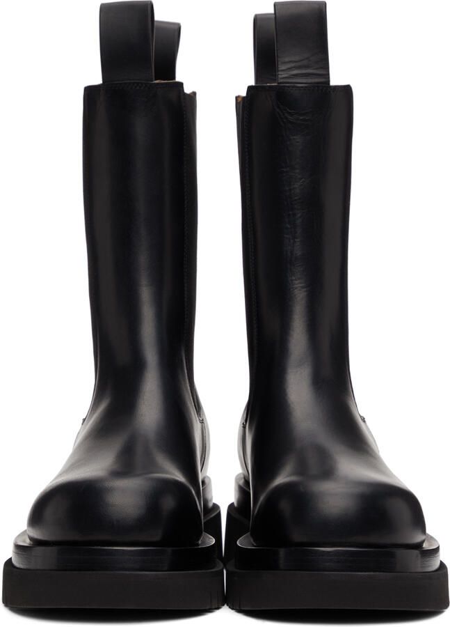 Bottega Veneta Black BV Lug Chelsea Boots - Picture 2