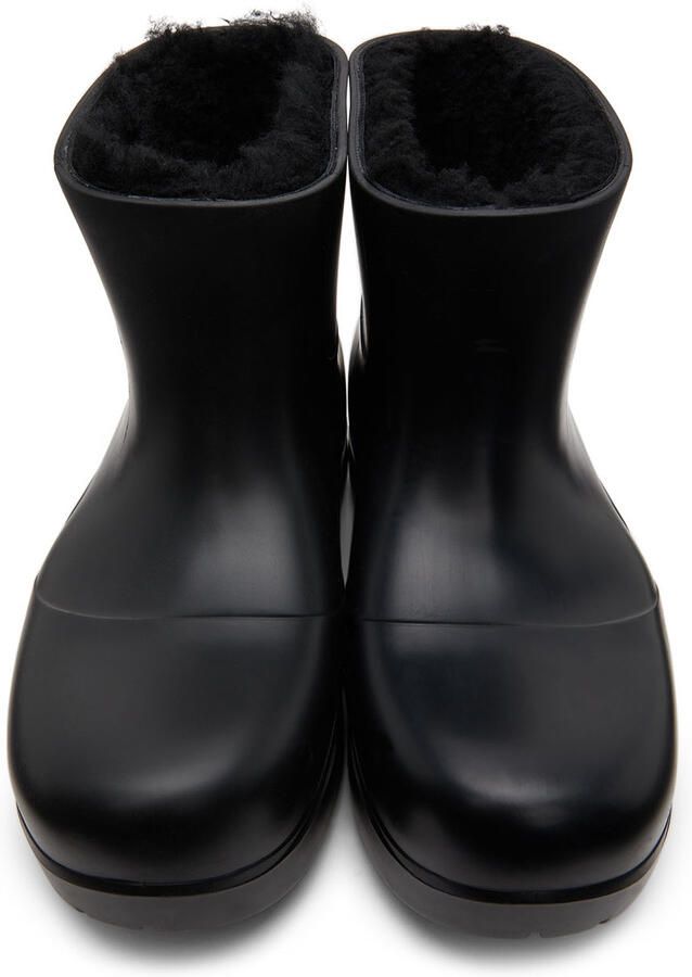 Bottega Veneta Black Cozy Puddle Chelsea Boots