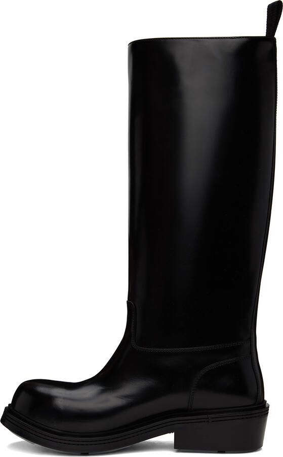 Bottega Veneta Black Fireman Boots - Picture 2