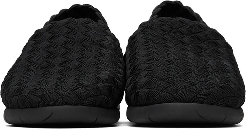 Bottega Veneta Black Intrecciato Sneakers - Picture 2