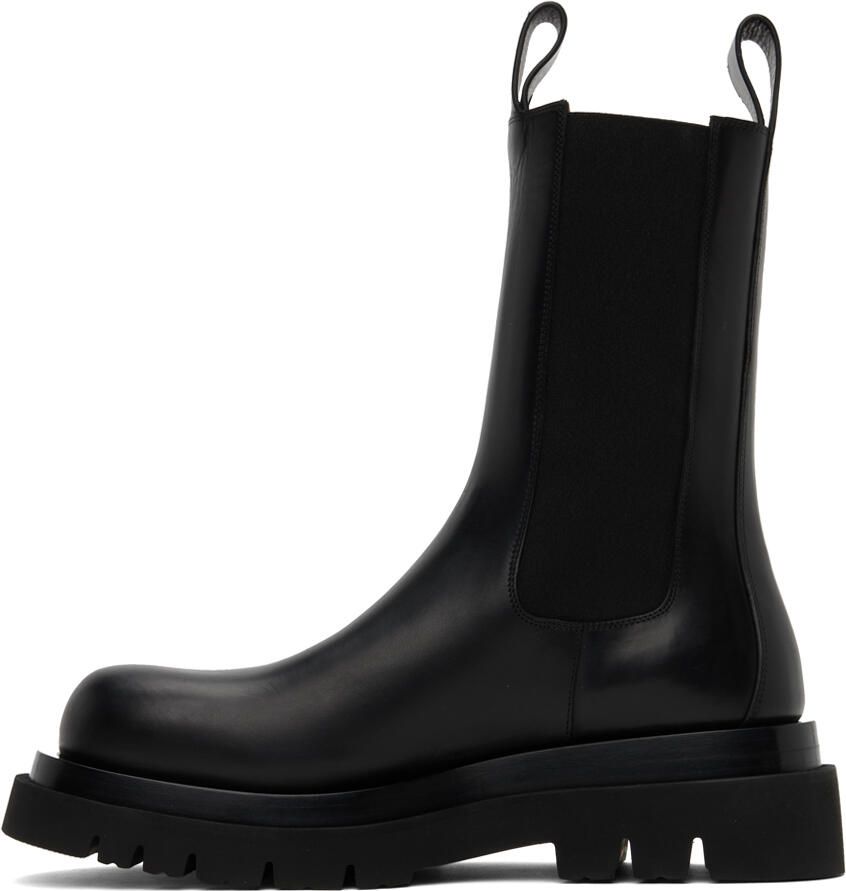 Bottega Veneta Black Lug Chelsea Boot