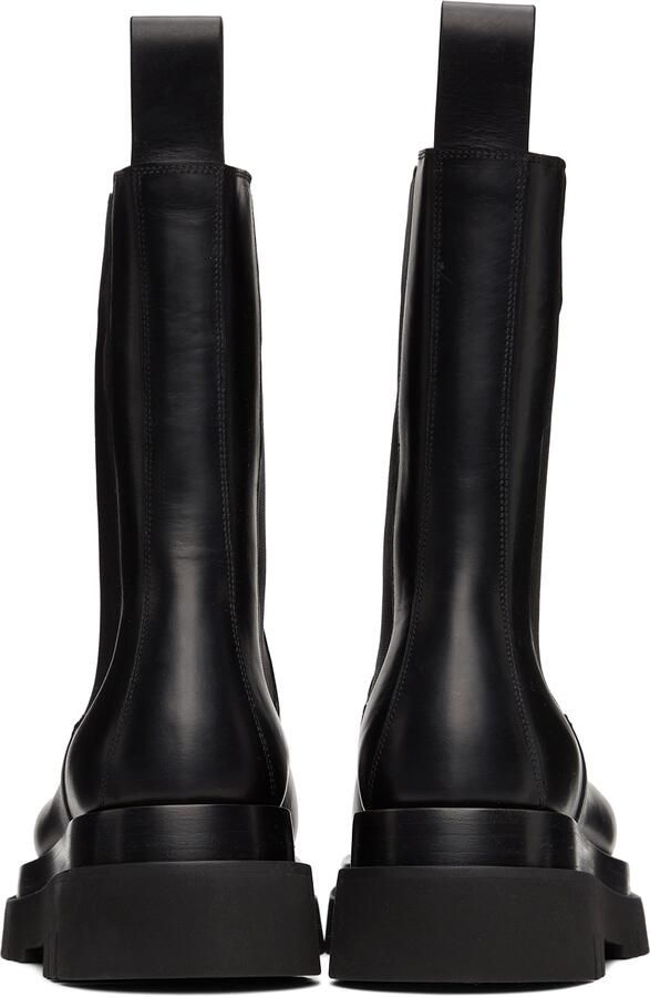 Bottega Veneta Black Lug Chelsea Boots - Picture 3