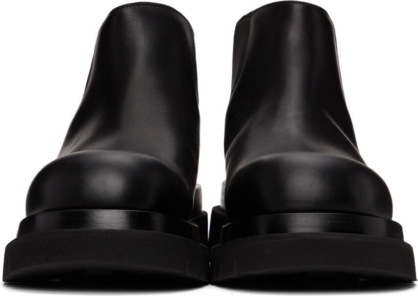 Bottega Veneta Black Lug Chelsea Boots - Picture 3