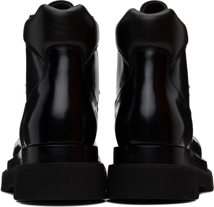 Bottega Veneta Black Lug Hiking Boots