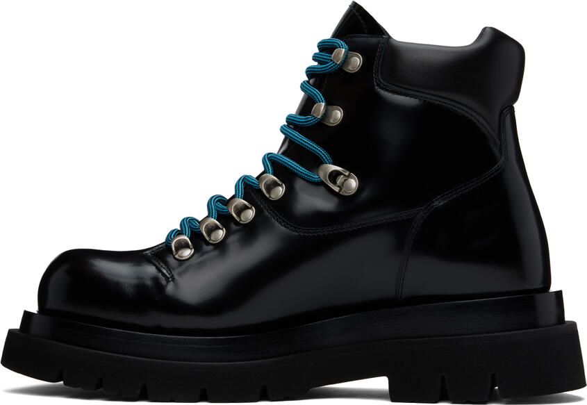 Bottega Veneta Black Lug Hiking Boots - Picture 3