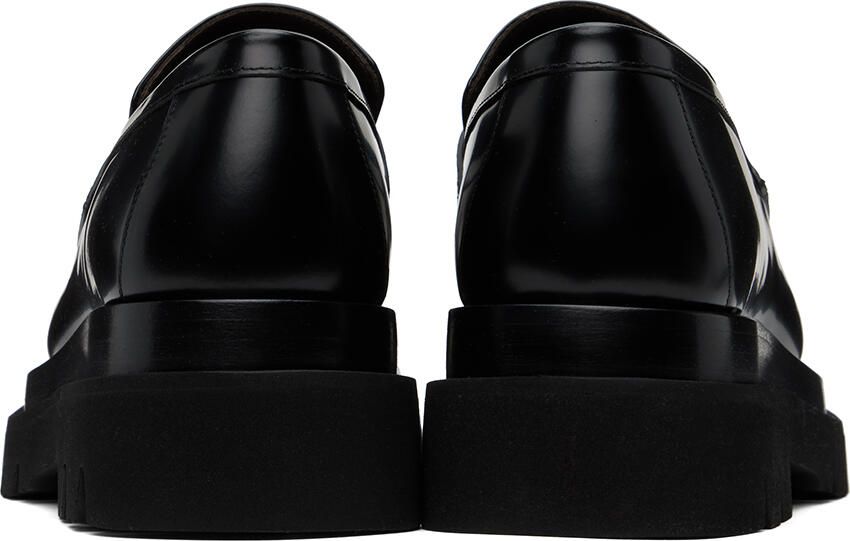 Bottega Veneta Black Lug Loafers