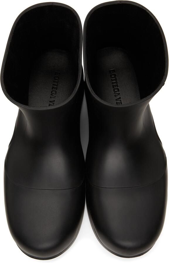 Bottega Veneta Black Matte Puddle Boots - Picture 2