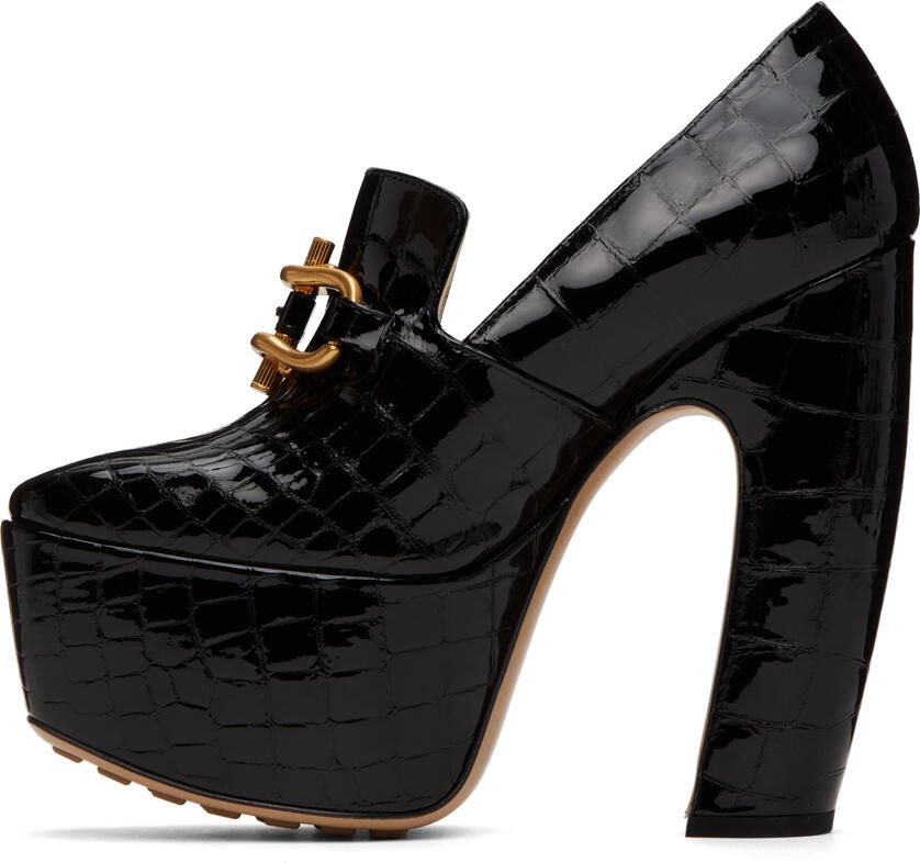 Bottega Veneta Black Mostra Pump Heels - Picture 2