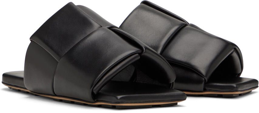 Bottega Veneta Black Patch Sandals