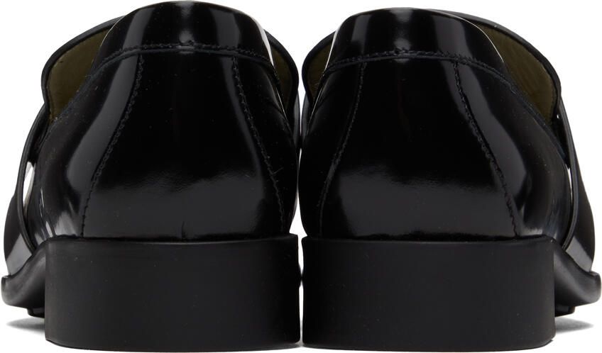 Bottega Veneta Black Patent Madame Loafers