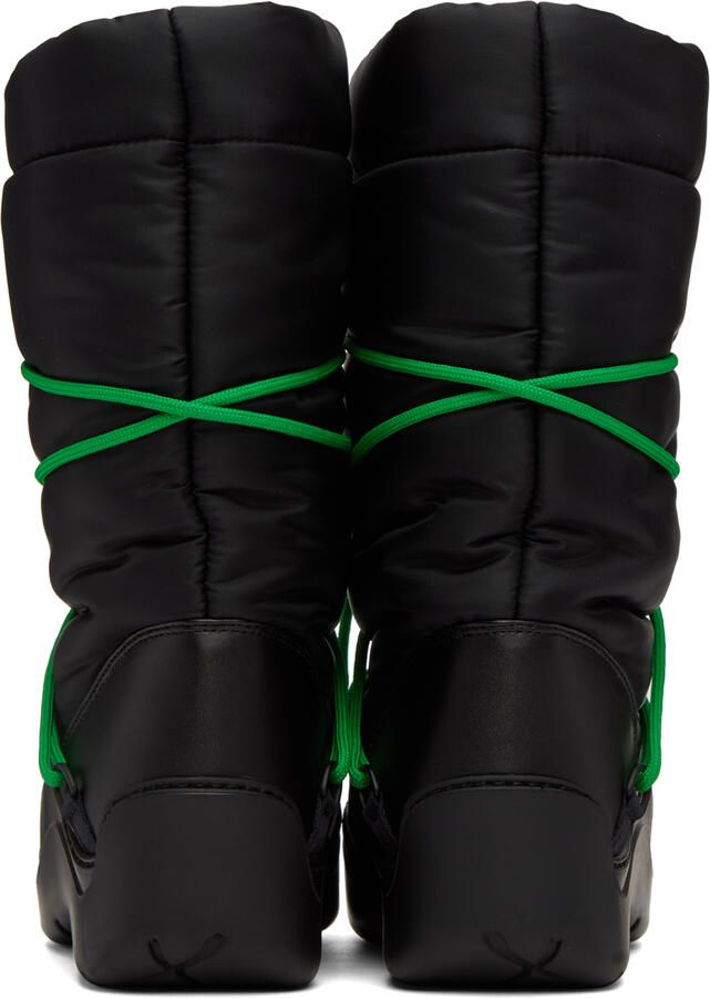 Bottega Veneta Black Puddle Bomber Boots - Picture 3