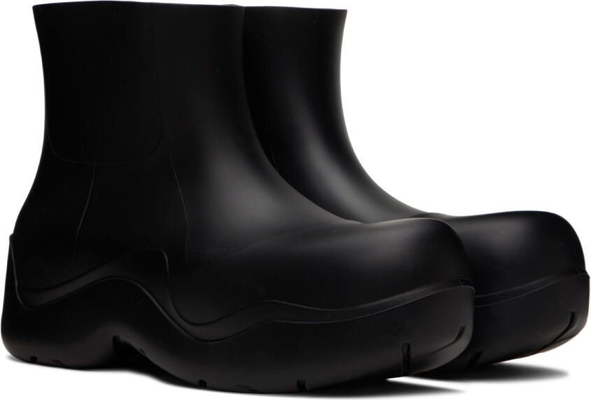 Bottega Veneta Black Puddle Boots - Picture 3
