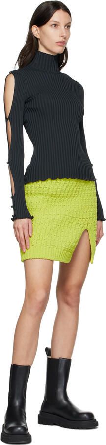 Bottega Veneta Black Shearling Lug Chelsea Boots - Picture 4