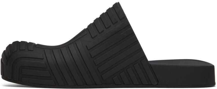 Bottega Veneta Black Slider Loafers - Picture 3