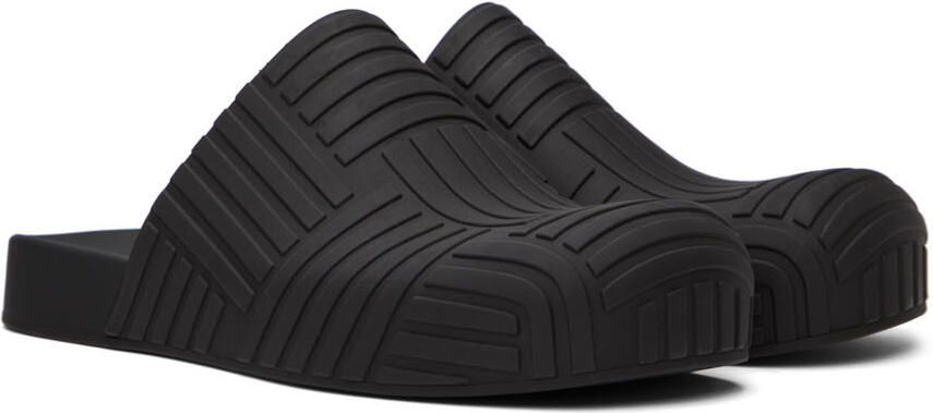 Bottega Veneta Black Slider Loafers - Picture 2