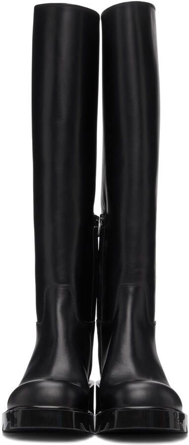 Bottega Veneta Black Strut Tall Boots - Picture 5