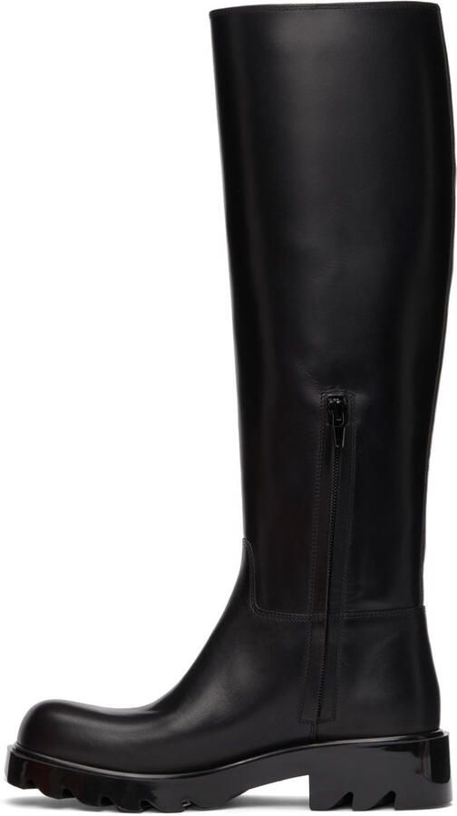 Bottega Veneta Black Strut Tall Boots
