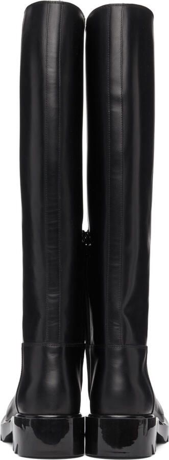 Bottega Veneta Black Strut Tall Boots - Picture 3