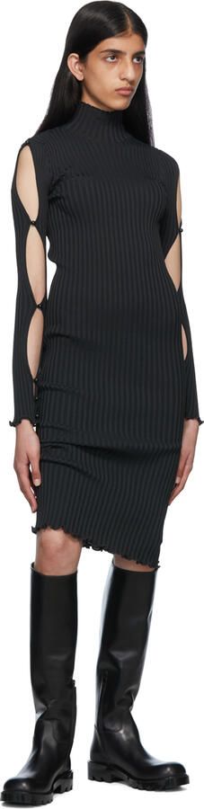 Bottega Veneta Black Strut Tall Boots - Picture 4