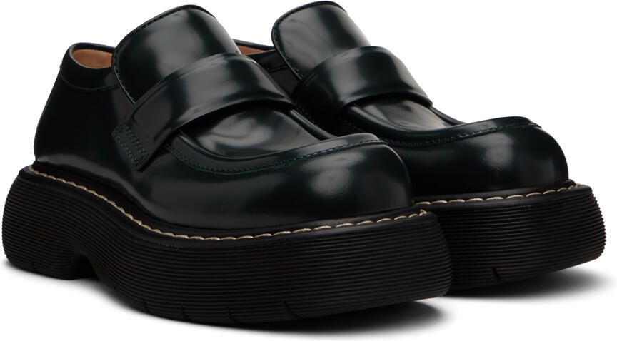 Bottega Veneta Black Swell Loafers - Picture 2