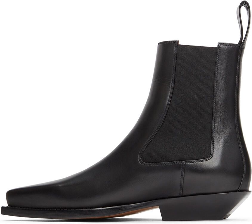 Bottega Veneta Black 'The Lean' Chelsea Boots