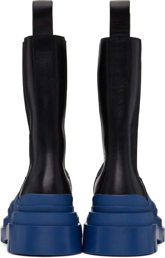 Bottega Veneta Black Tire Chelsea Boot - Picture 5