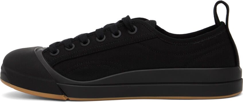Bottega Veneta Black Vulcan Sneakers - Picture 3