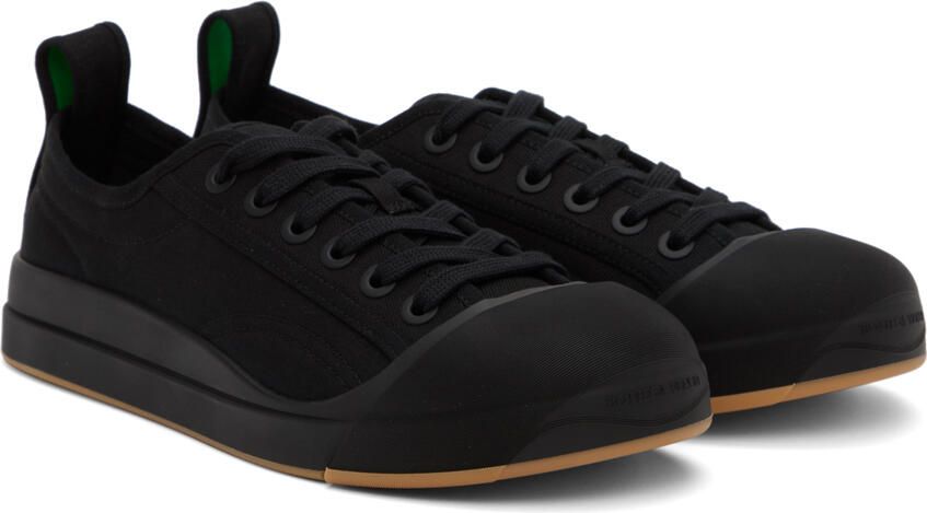 Bottega Veneta Black Vulcan Sneakers - Picture 2