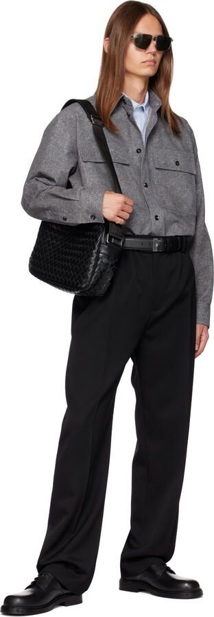 Bottega Veneta Black Wardrobe Lace-Up Derbys - Picture 4