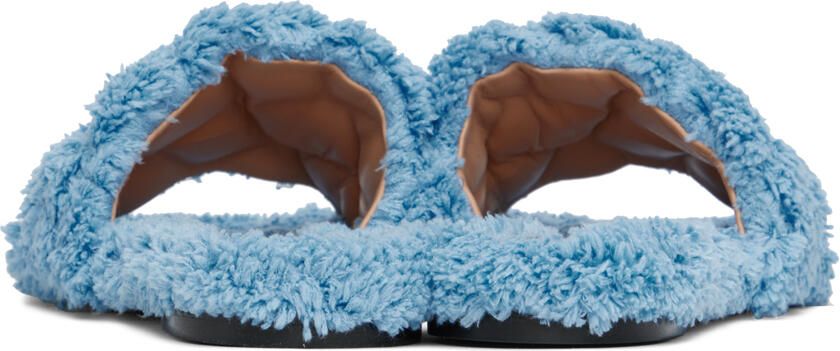 Bottega Veneta Blue Padded Sandals