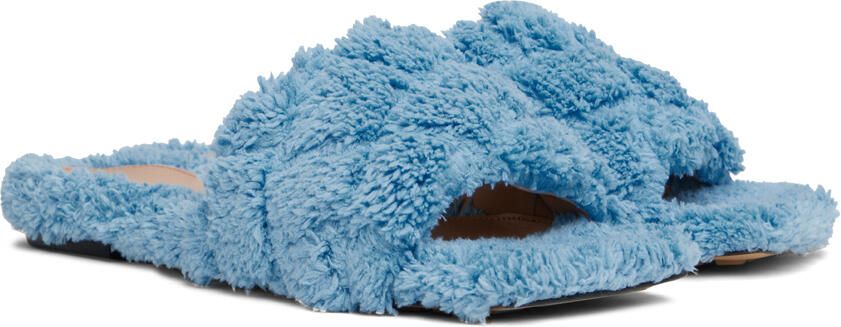 Bottega Veneta Blue Padded Sandals - Picture 2