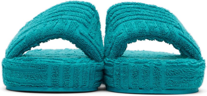 Bottega Veneta Blue Resort Slides - Picture 2
