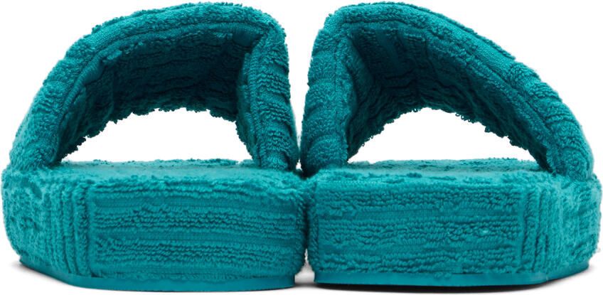 Bottega Veneta Blue Resort Slides