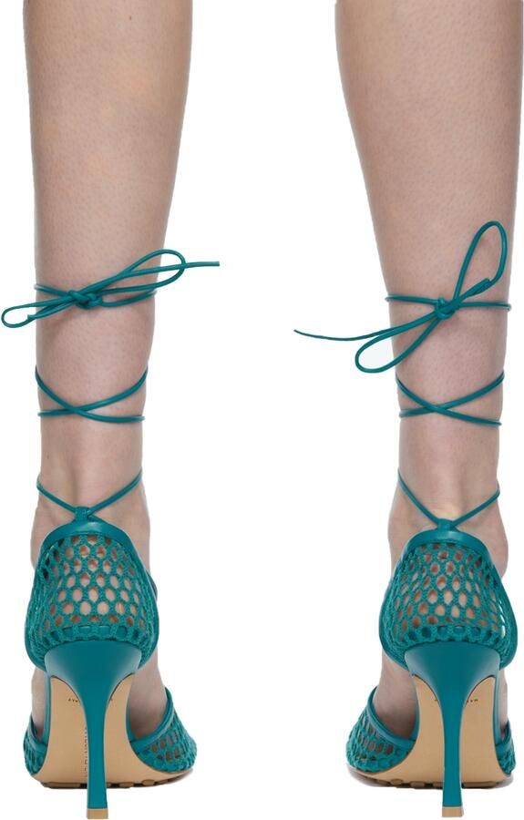 Bottega Veneta Blue Stretch Heels