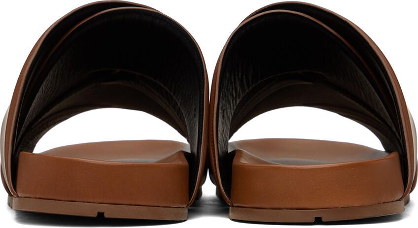 Bottega Veneta Brown Bridge Mule Sandals