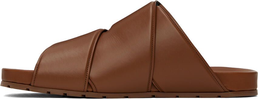 Bottega Veneta Brown Bridge Mule Sandals - Picture 3