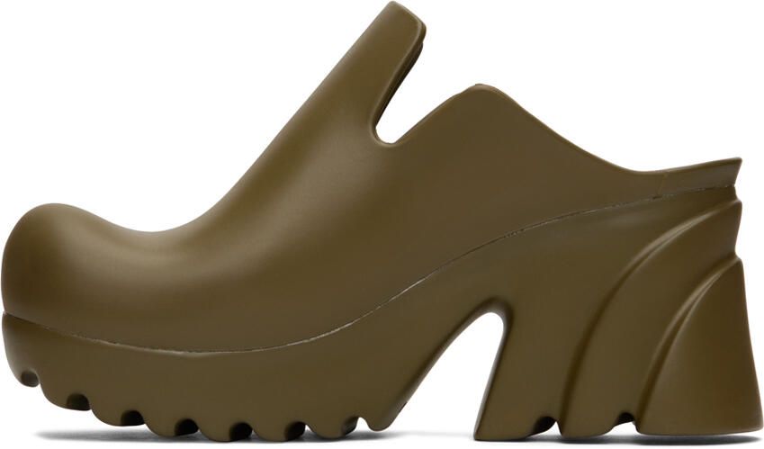 Bottega Veneta Brown Flash Clogs - Picture 3