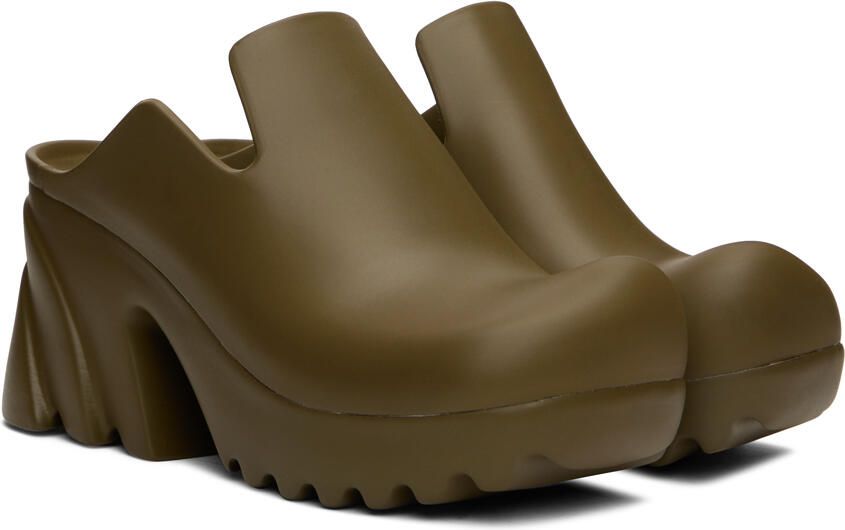 Bottega Veneta Brown Flash Clogs - Picture 2