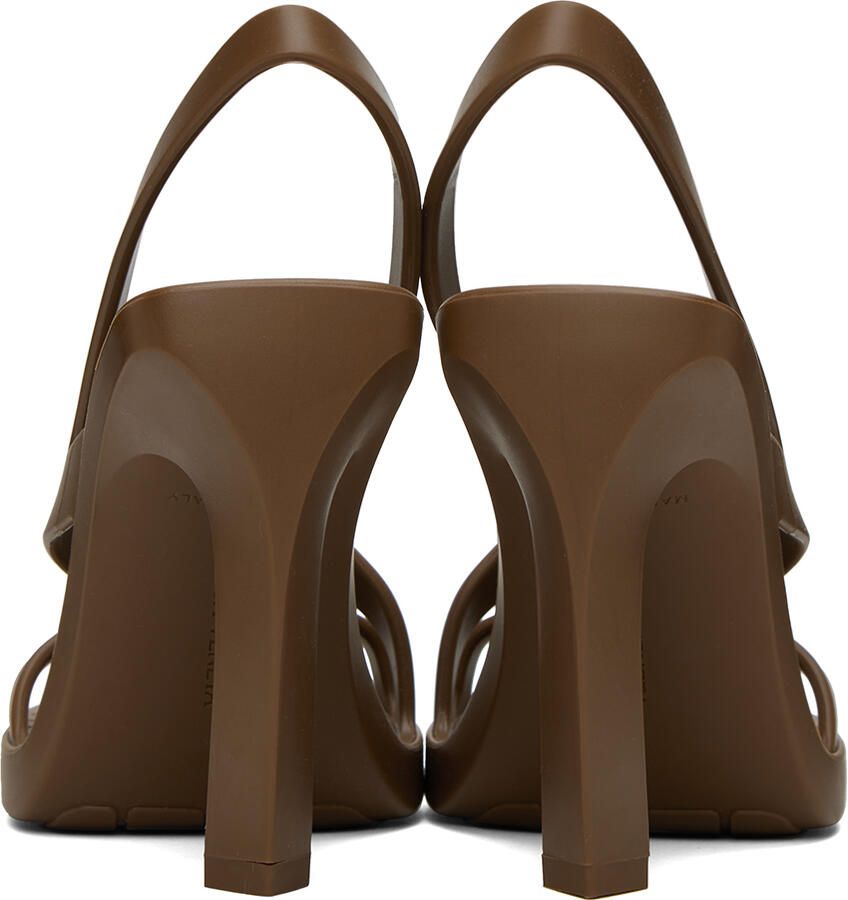 Bottega Veneta Brown Jimbo Heeled Sandals