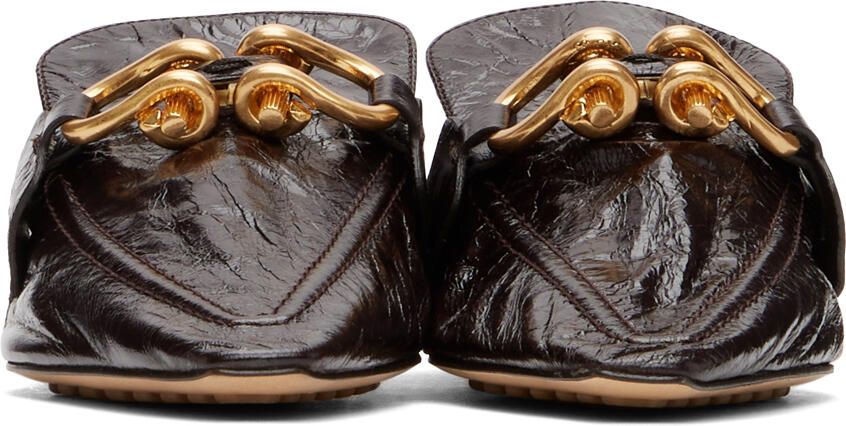 Bottega Veneta Brown Madame Loafers - Picture 2