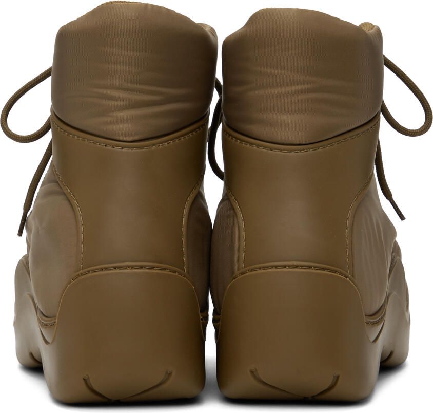 Bottega Veneta Brown Puddle Bomber Boots