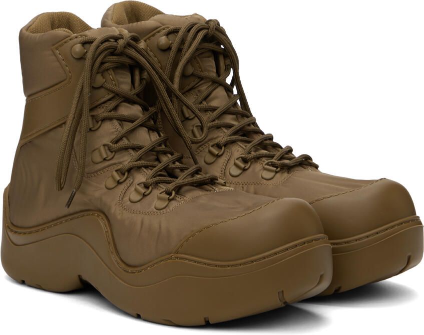 Bottega Veneta Brown Puddle Bomber Boots - Picture 2