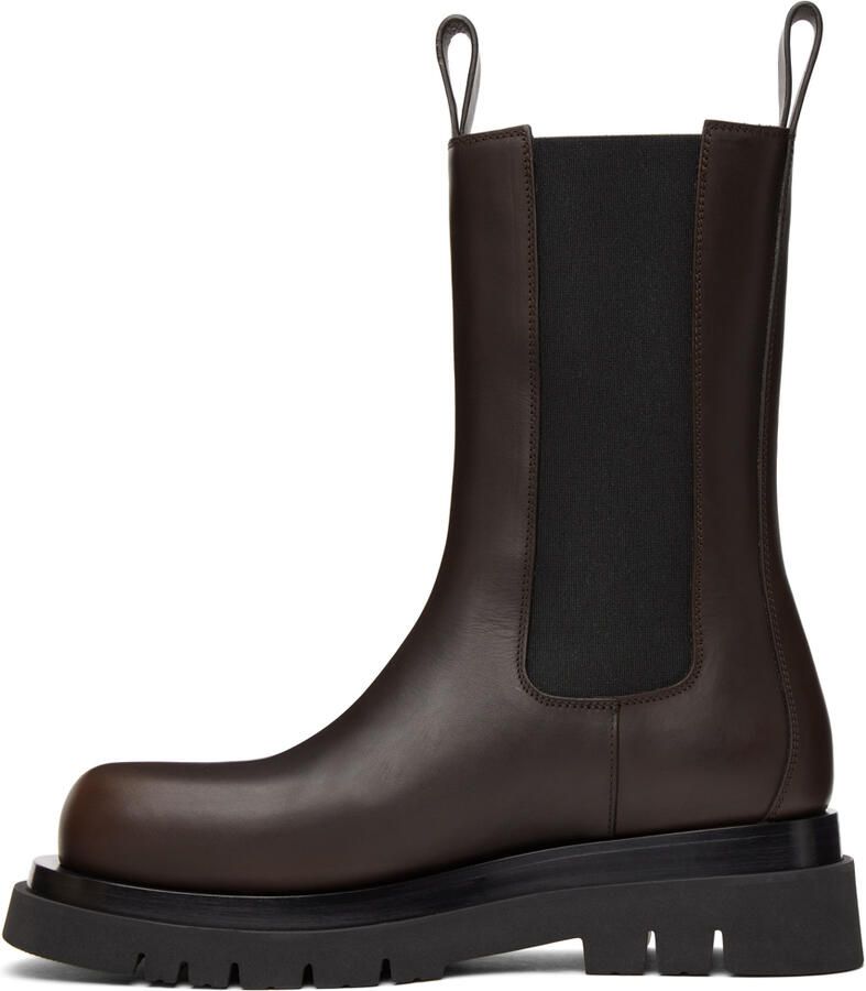 Bottega Veneta Brown 'The Lug' Boots - Picture 2